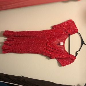 fun little red dress